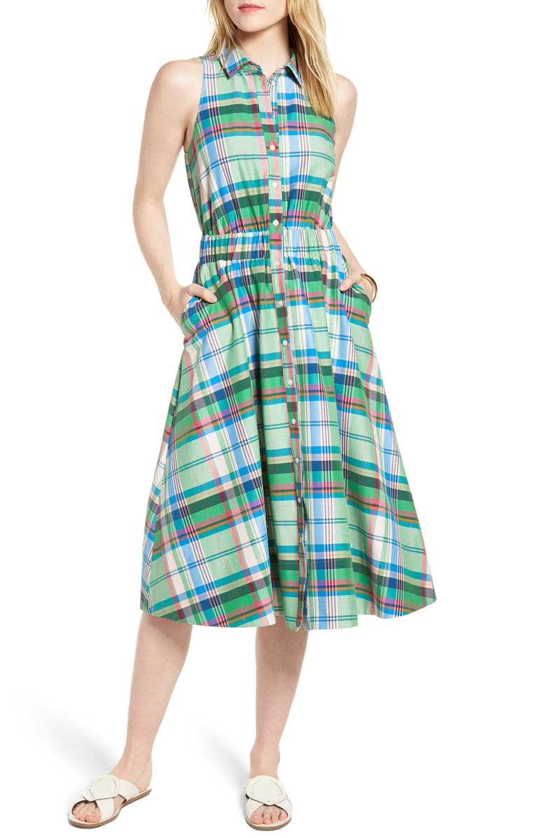 1901 Sleeveless Shirtdress, Main, color, 