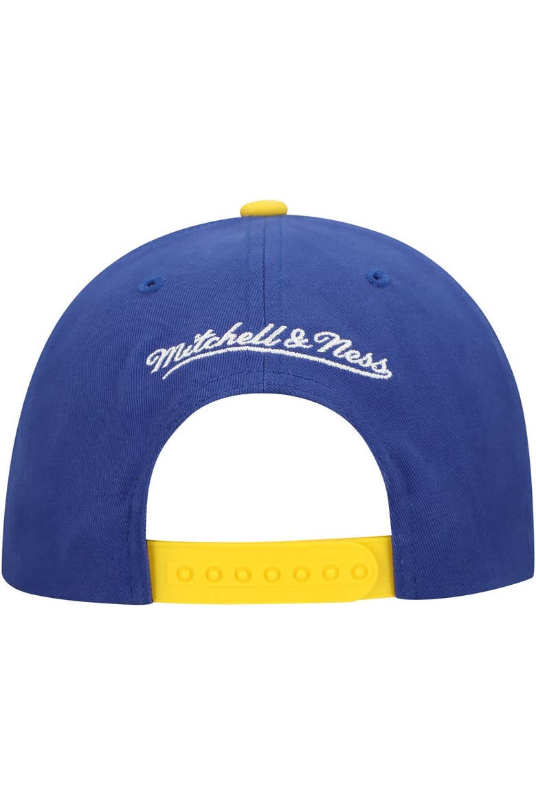 Men's Mitchell & Ness Royal/Gold Golden State Warriors Team Up Classic Edition Adjustable Hat, Alternate, color, Royal