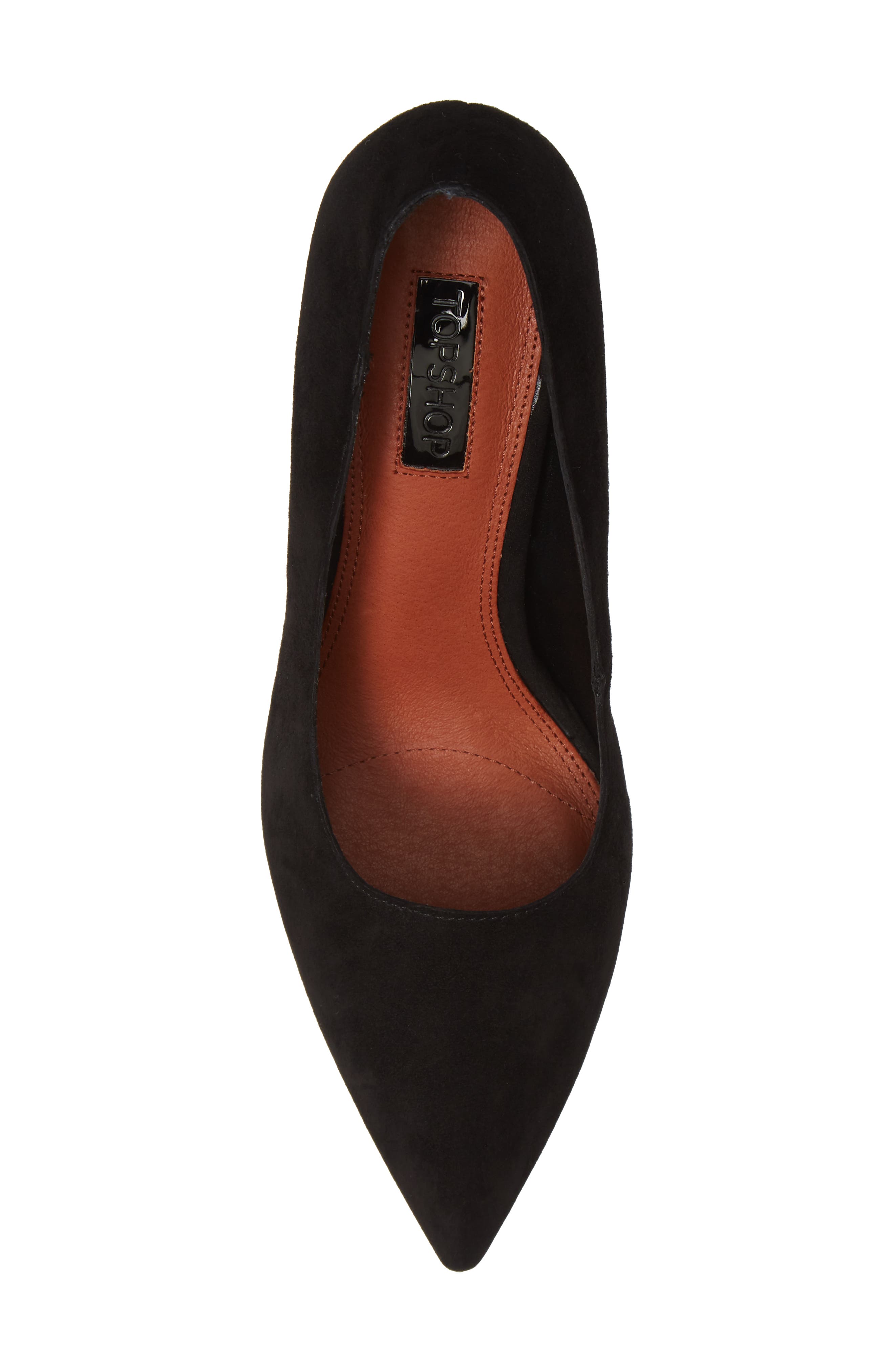 Topshop Ginny Flare Genuine Calf Hair Block Court Shoe, Alternate, color, 