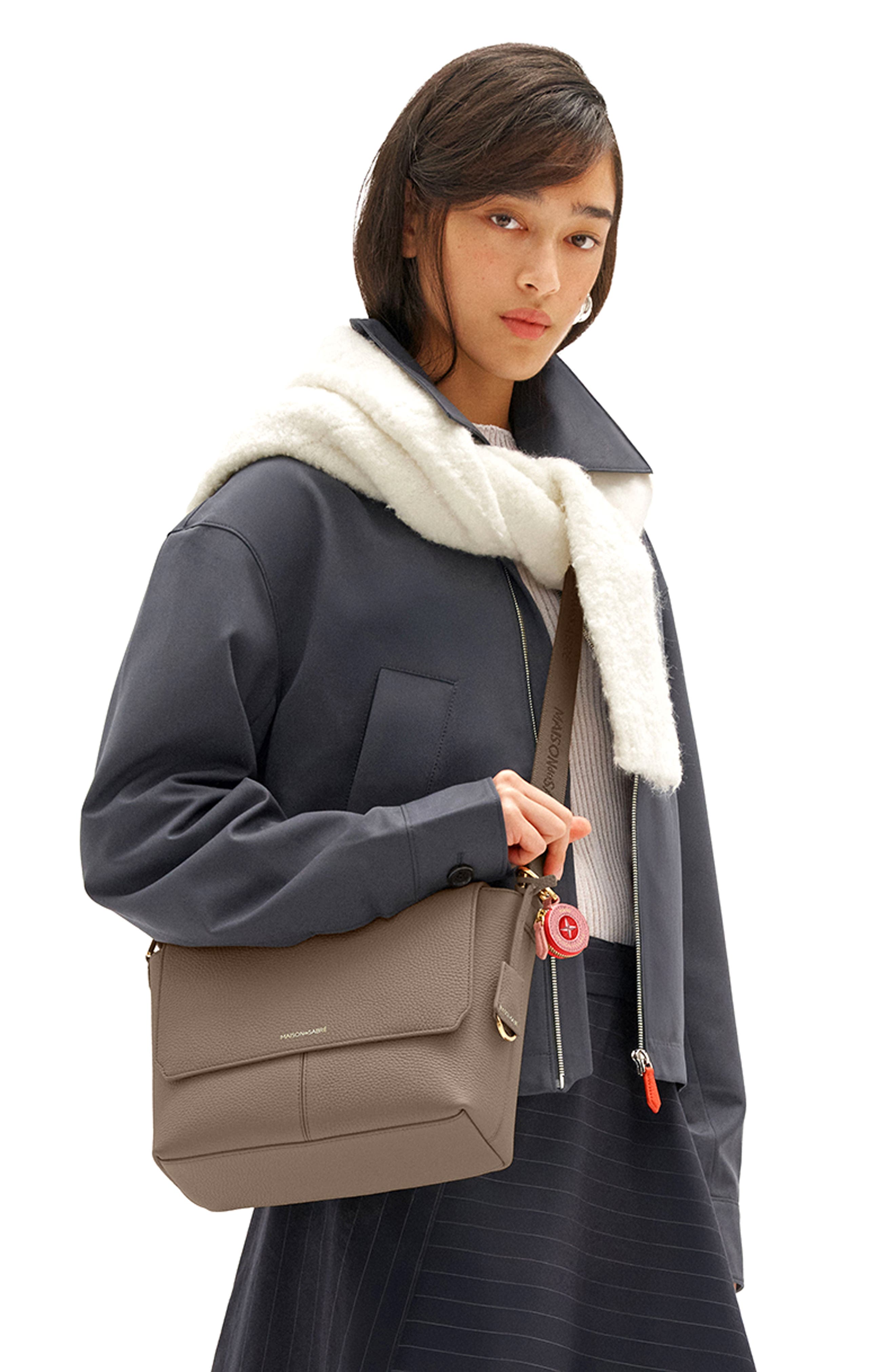The Medium Flaire Messenger Bag, Alternate, color, Cashmere Clay