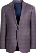 Emporio Armani Plaid Virgin Wool Sport Coat