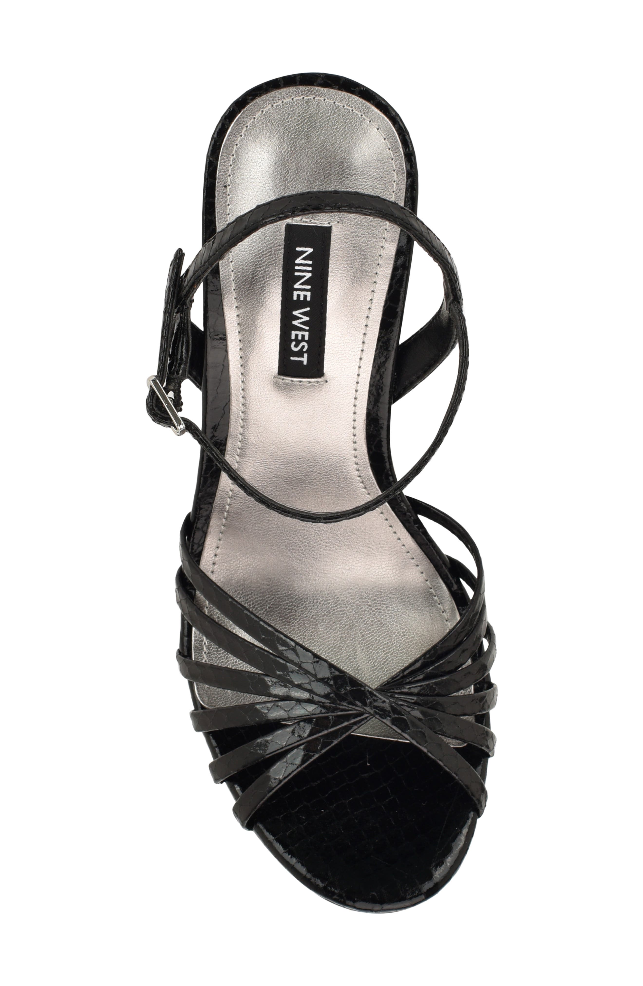 Nine West Meripen Ankle Strap Sandal, Alternate, color, Black
