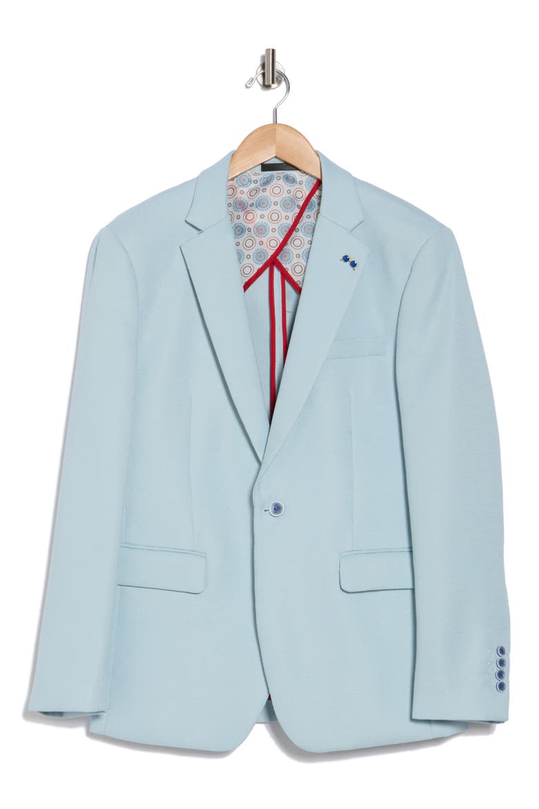 Slim Fit Pocket Blazer, Alternate, color, LIGHT BLUE