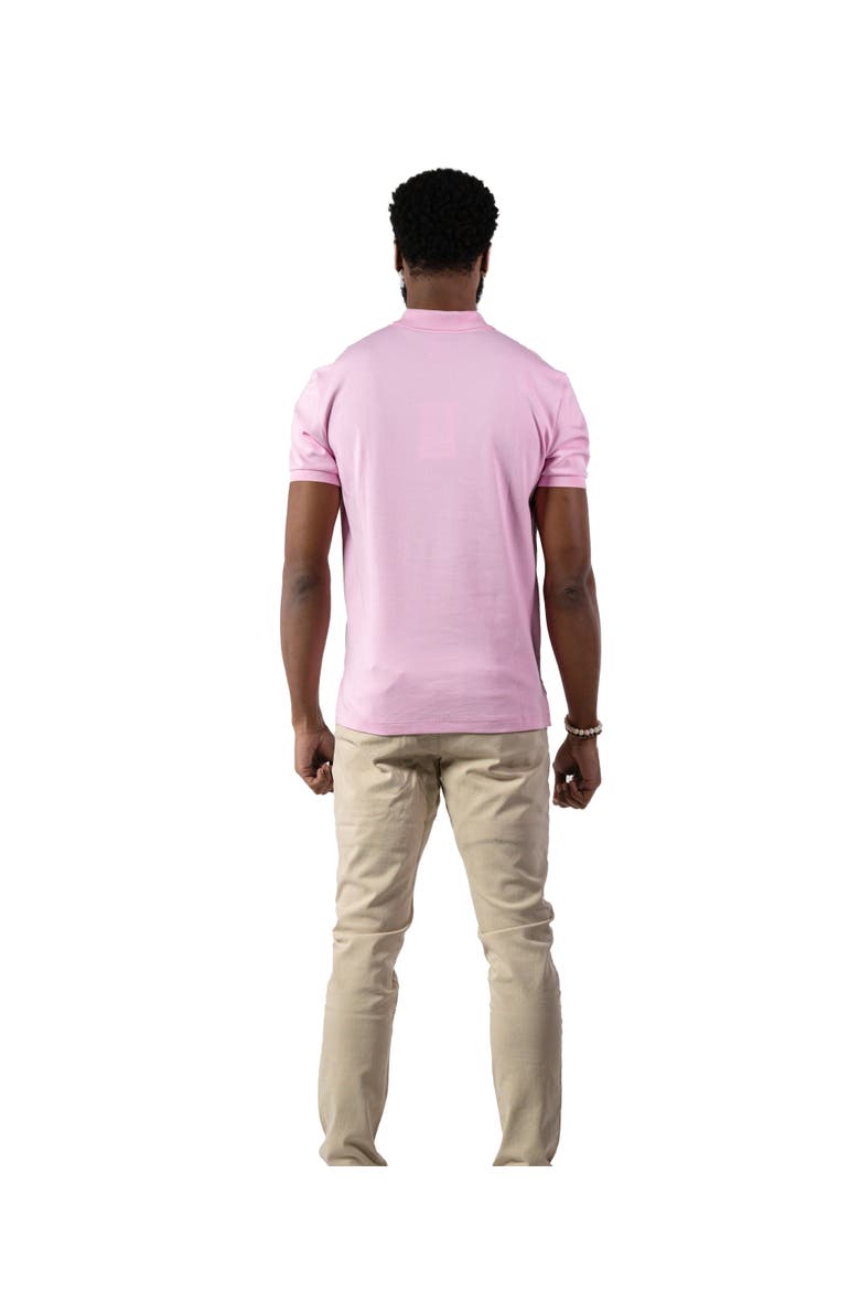 Men's Pima Cotton Polo Shirt, Alternate, color, PINK