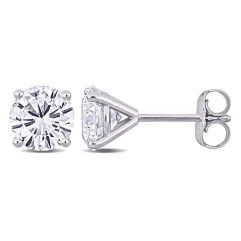2 CTW Lab-Grown Diamond Stud Earrings 14k