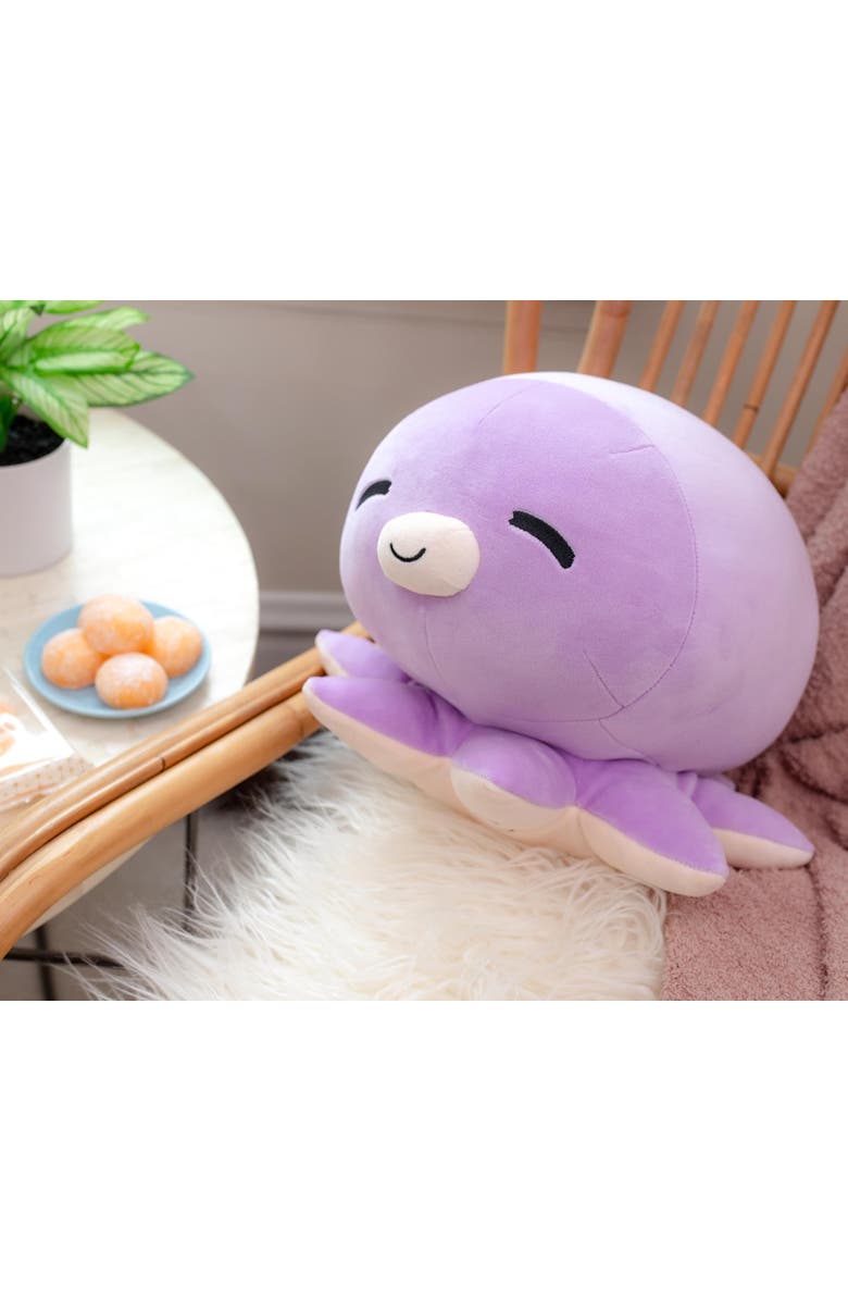Toynk MochiOshis 12-Inch Character Plush Toy Animal Purple Octopus | Ibuki Inkyoshi, Alternate, color, Purple