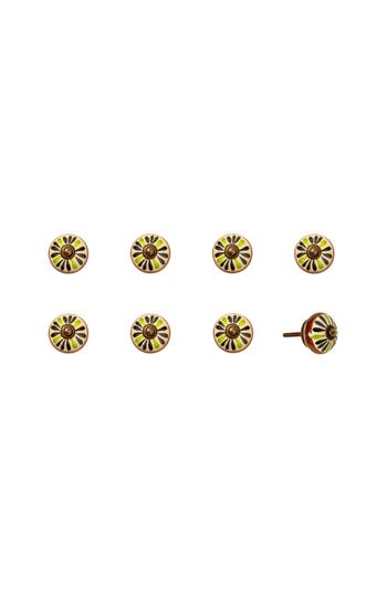Kinetic 8-pack Knobs In Yellow Petals