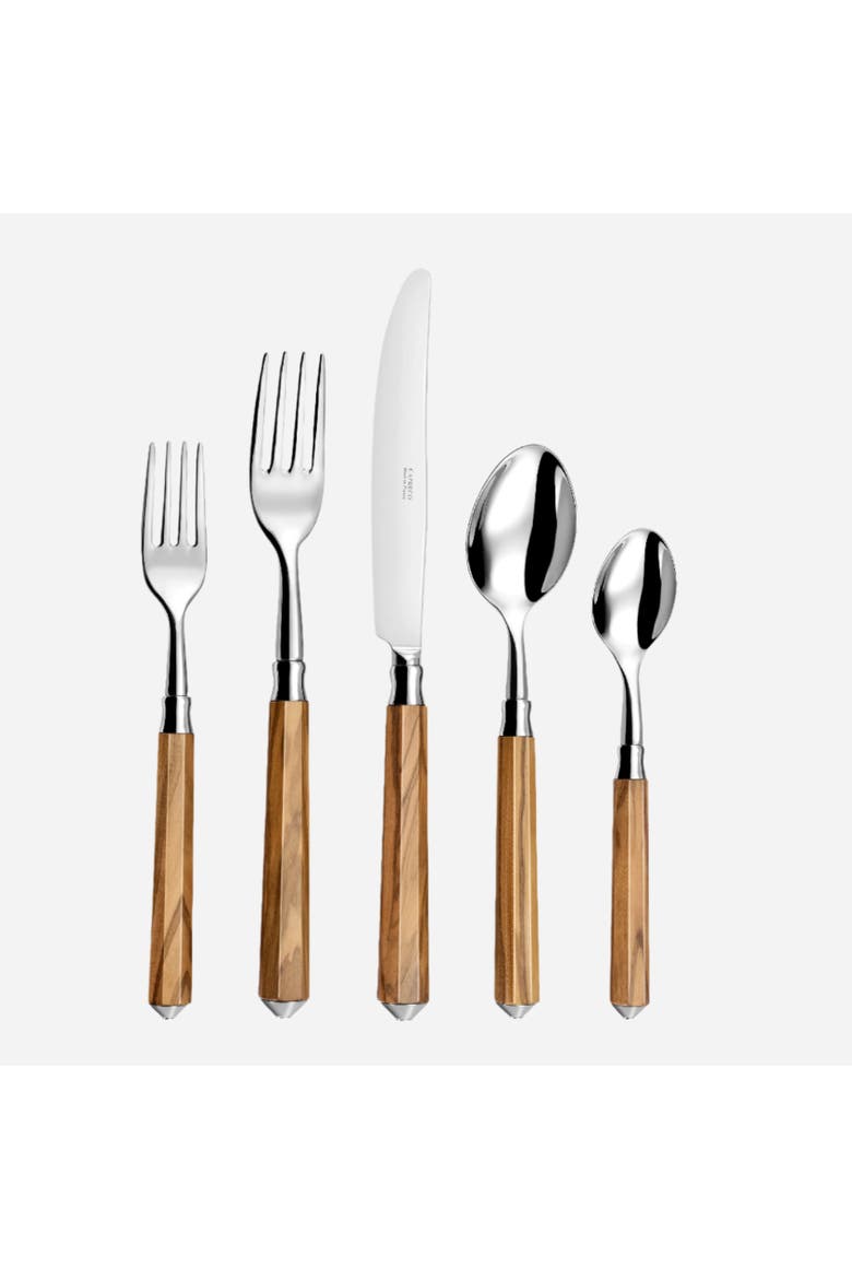 Galaxie - 5 Piece Place Setting, Main, color, Olive Wood