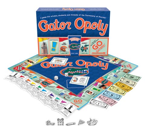 University of Florida Gator Opoly Monopoly Board Game