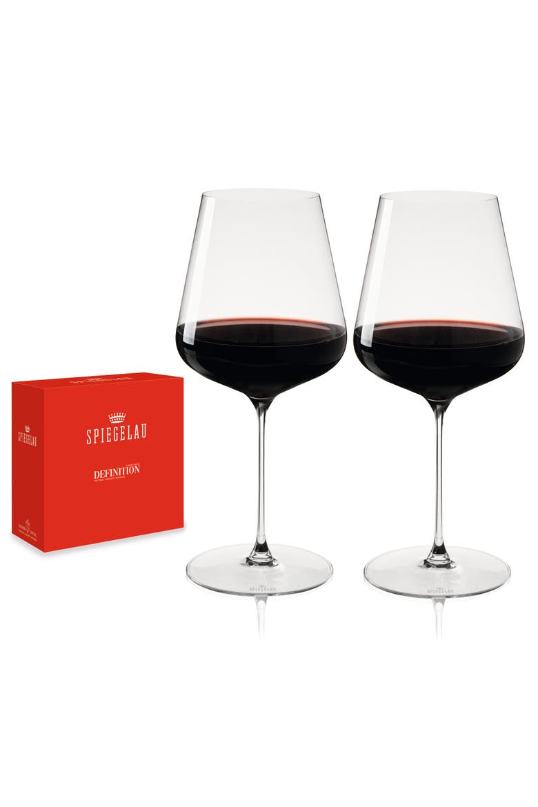Definition Bordeaux Wine Glass Set of 2, Alternate, color, Clear