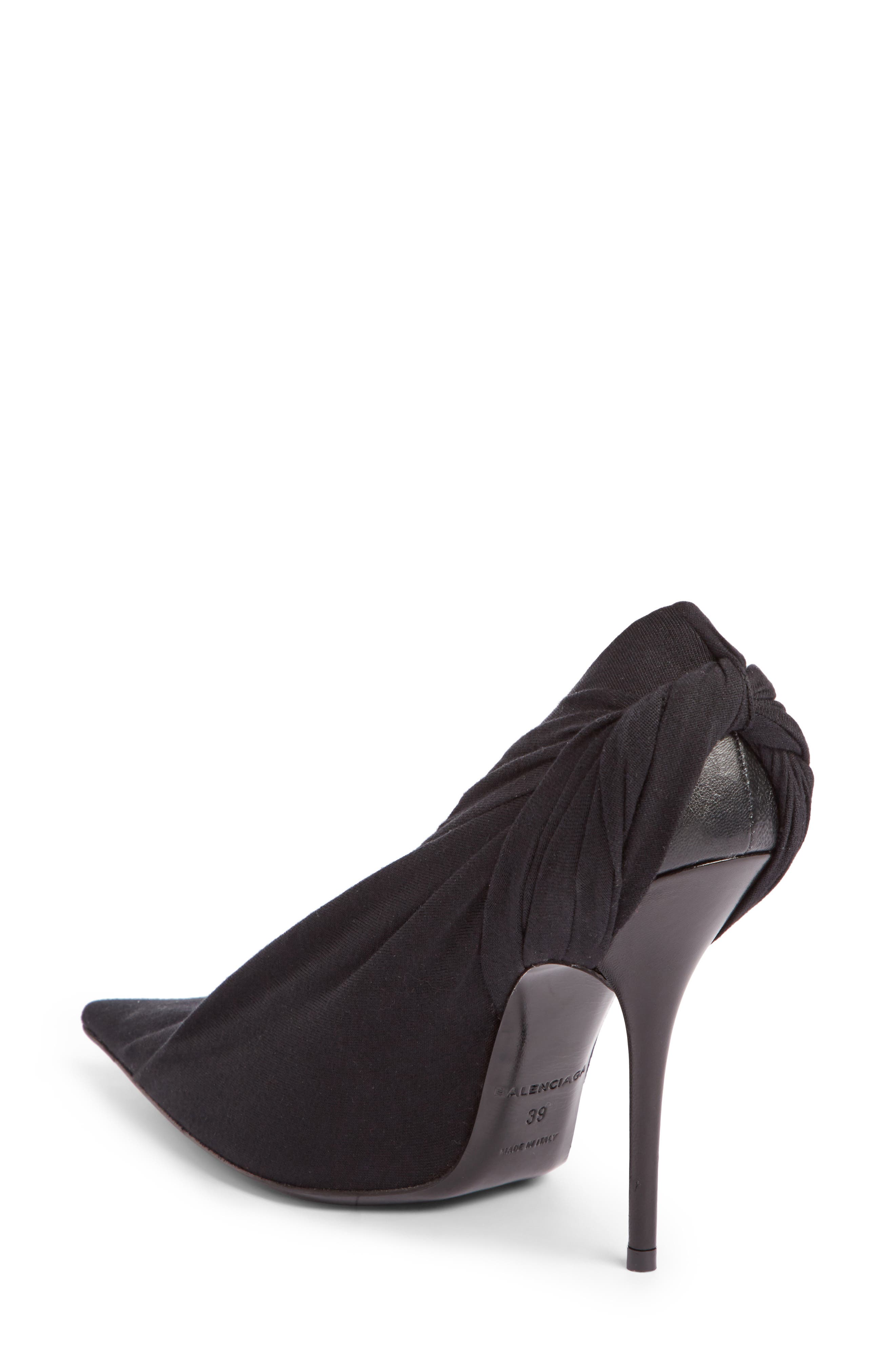 Balenciaga Logo Wrap Pump, Alternate, color, 