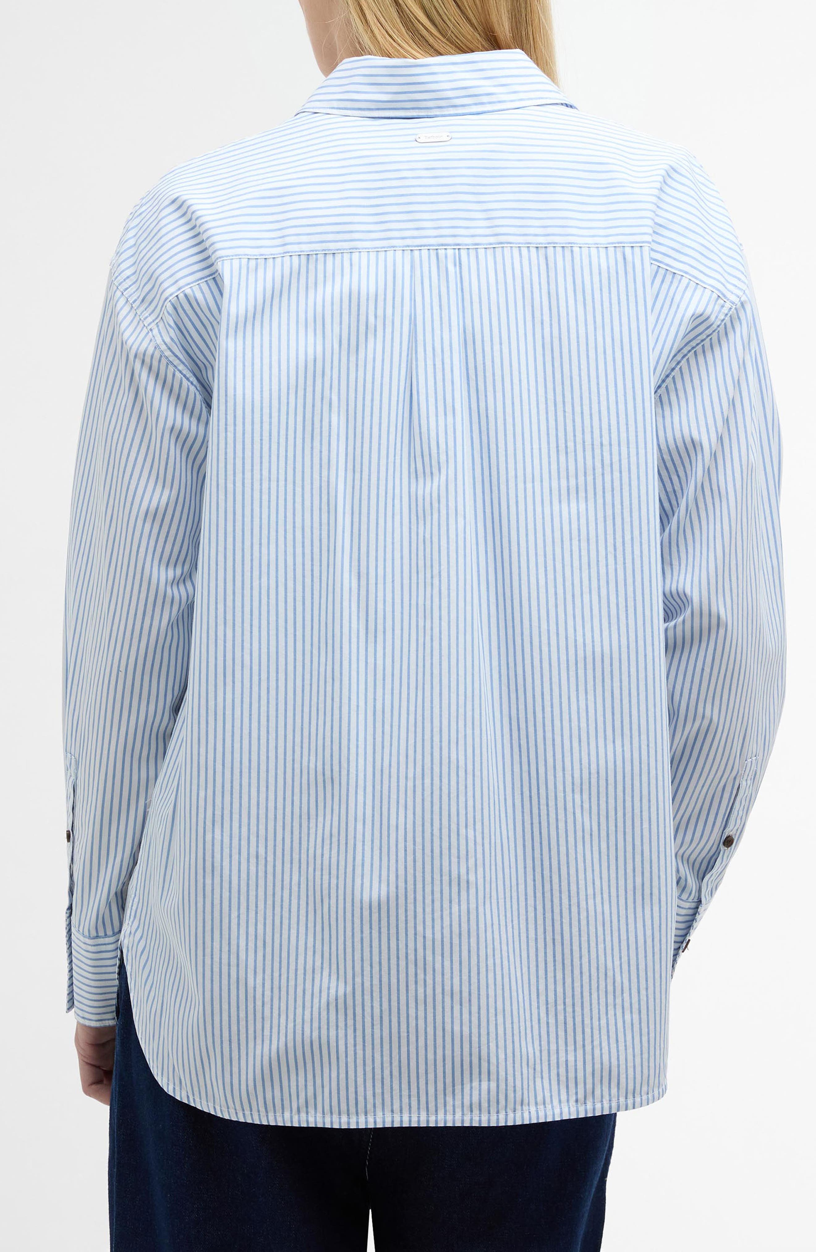 Polly Stripe Button-Up Shirt - image 2
