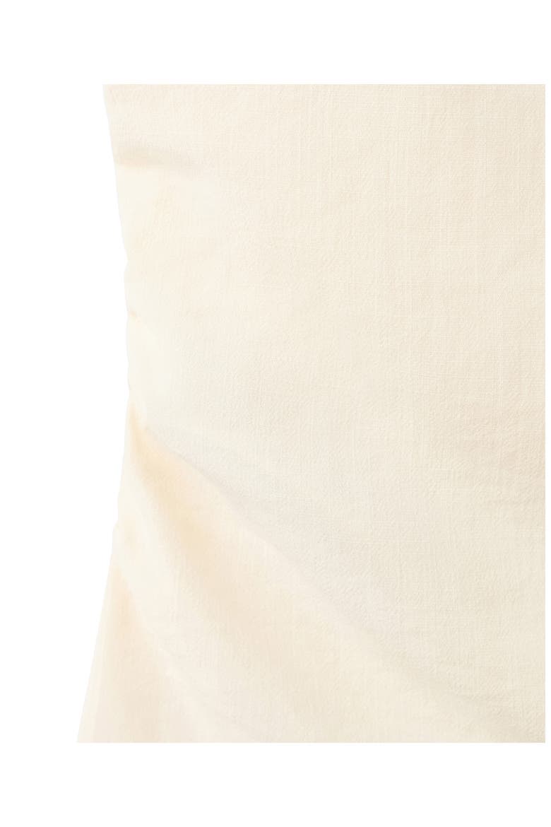 Ruched Square Neck Camisole, Alternate, color, ECRU