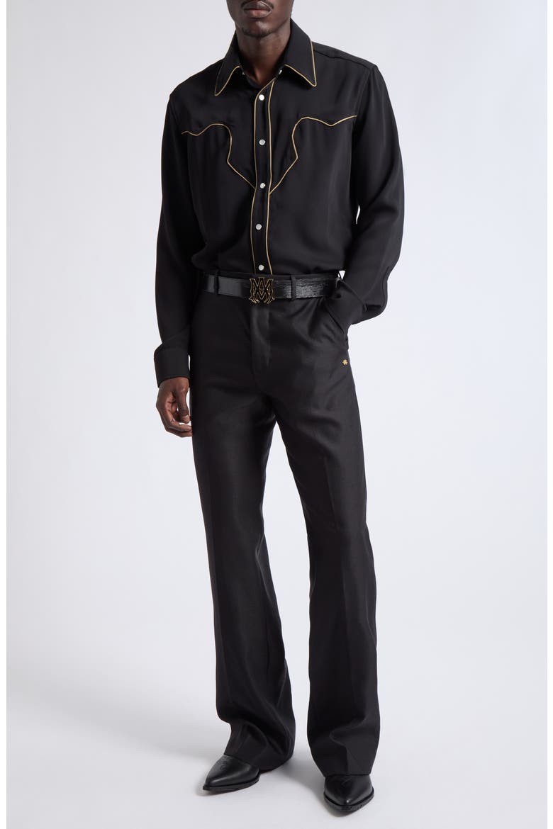 Western Shirt, Alternate, color, BLACK
