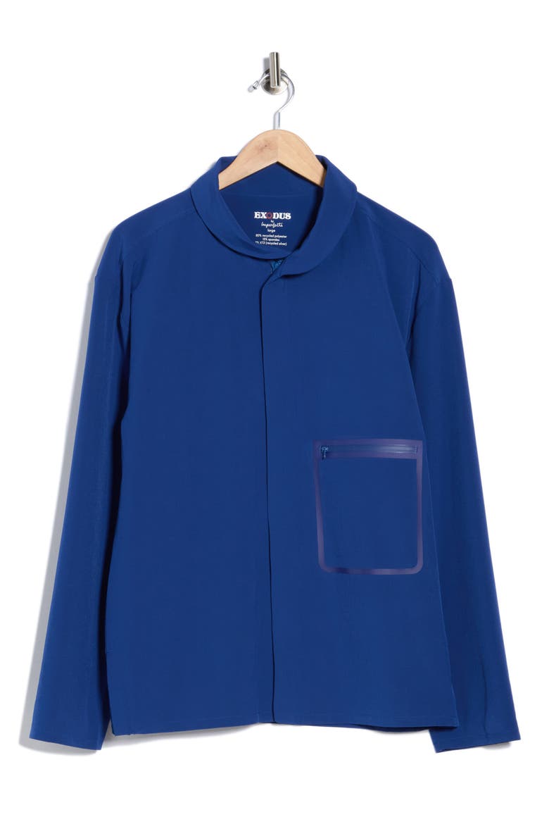Exodus Shepherds Zip-Up Shirt, Alternate, color, PHANTOM