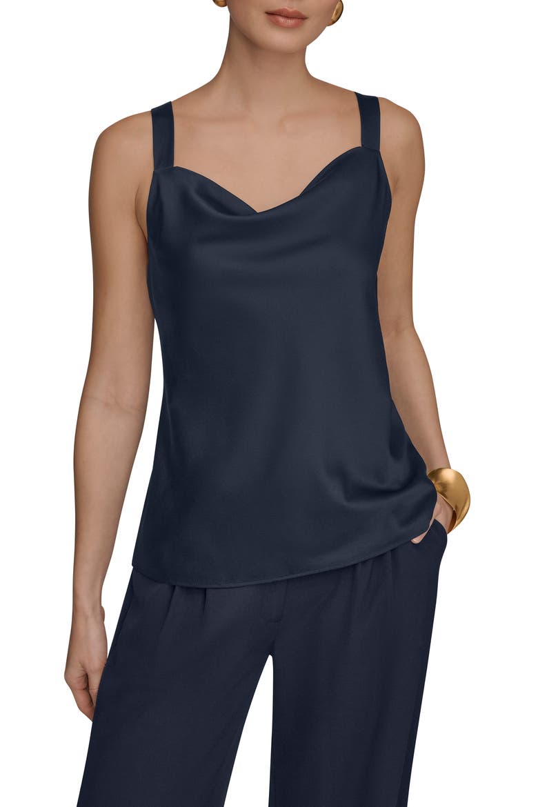Cowl Neck Camisole, Main, color, NIGHTFALL