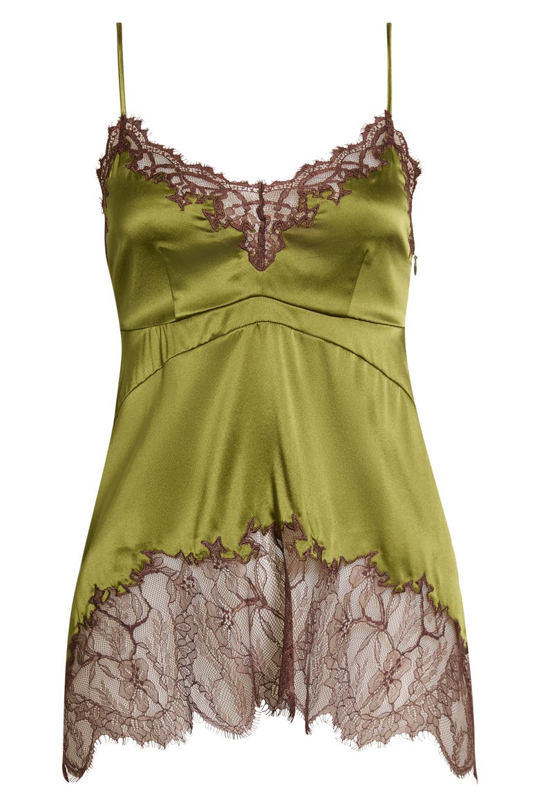 Lina Silk Lace Camisole, Main, color, PEAR