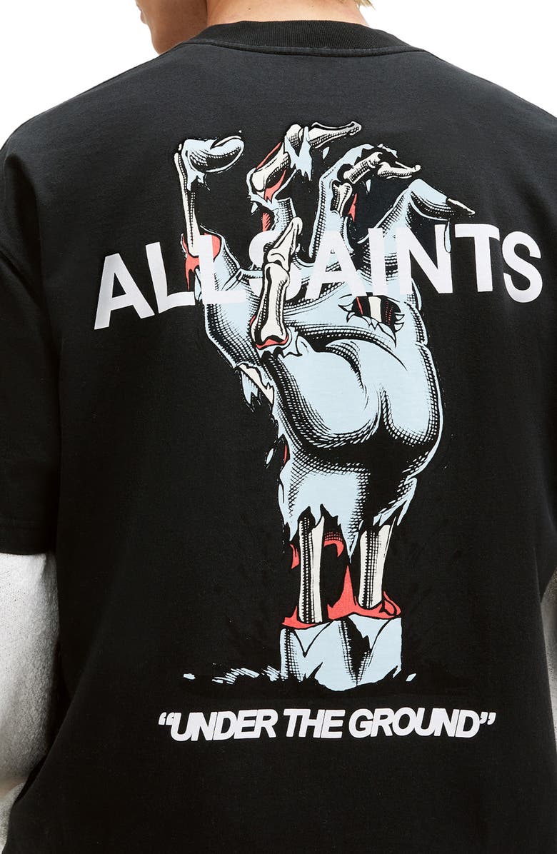 AllSaints Undergang Graphic T-Shirt, Alternate, color, 