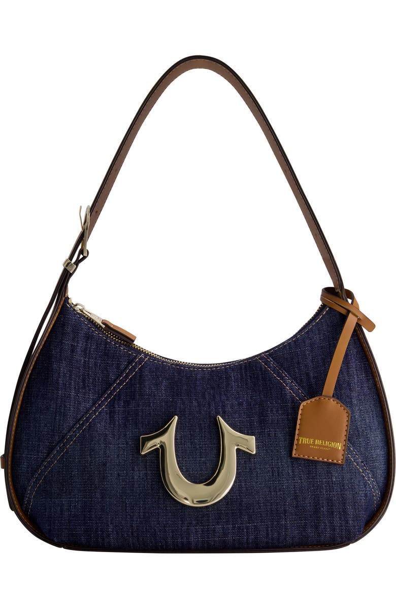 True Religion Brand Jeans Horseshoe Shoulder Bag, Main, color,