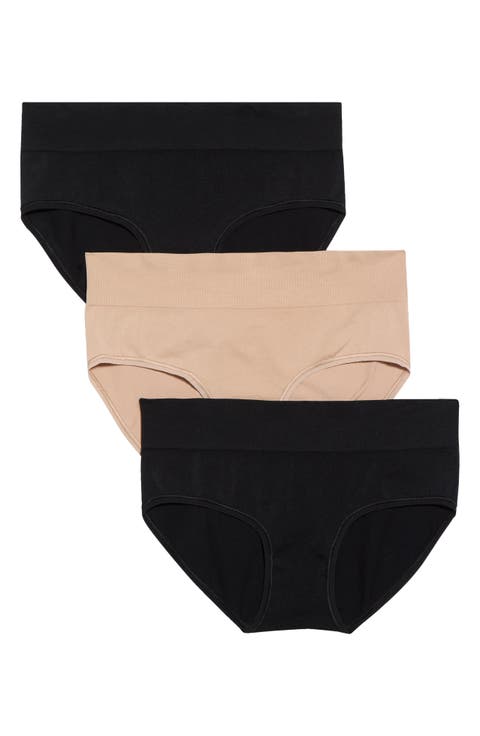 3-Pack Seamless Hipster Briefs