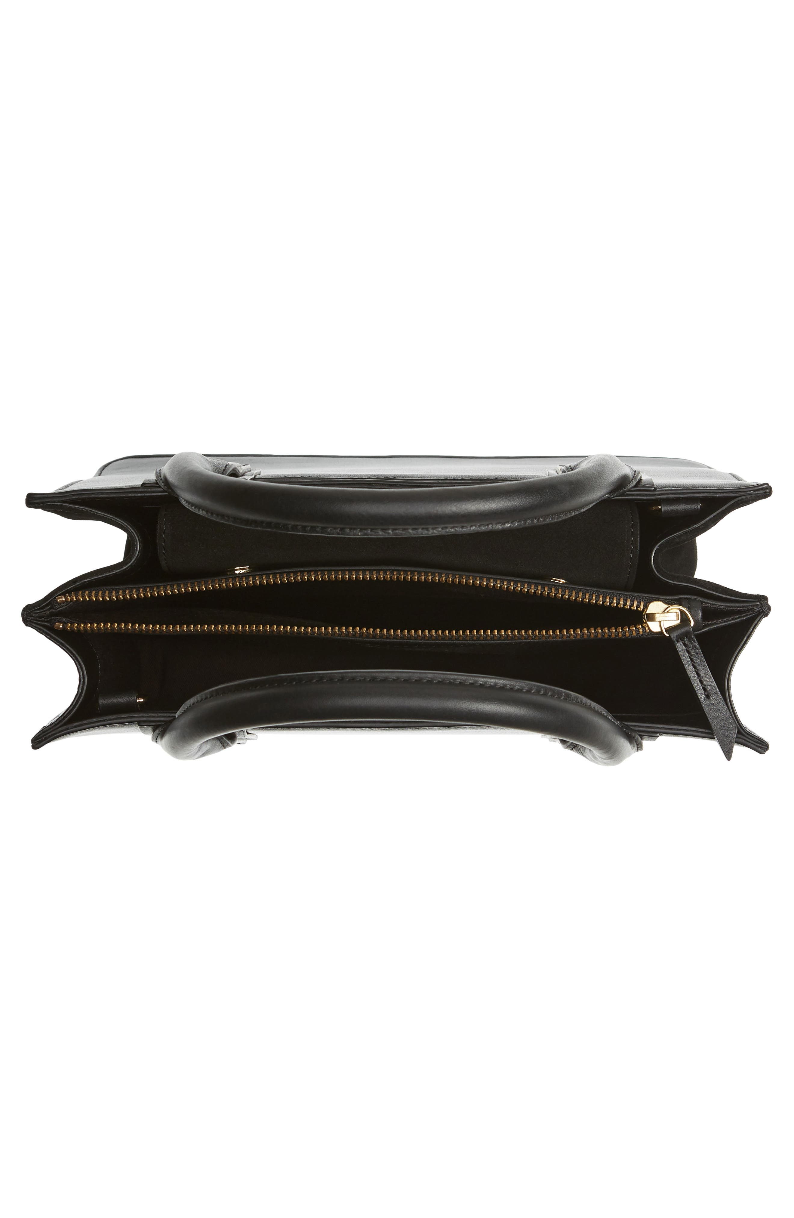 Nordstrom Concertina Leather Accordion Satchel, Alternate, color, 