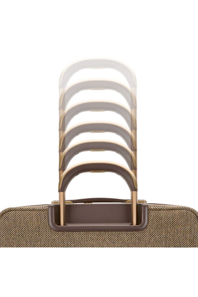 Tweed Carry-On Expandable Spinner, Alternate, color, Tweed/Natural Leather