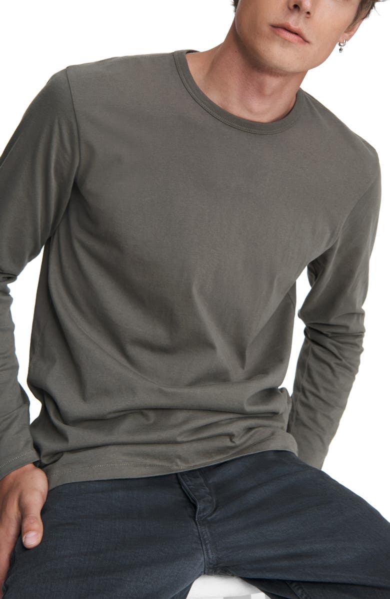 rag & bone Principle Base Crewneck Pullover, Main, color,