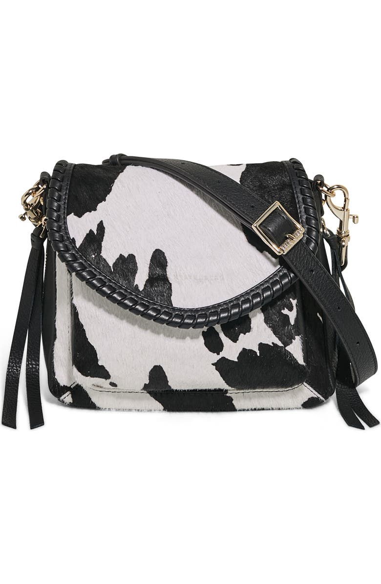 AIMEE All for Love Genuine Calf Hair & Leather Mini Crossbody Bag ...
