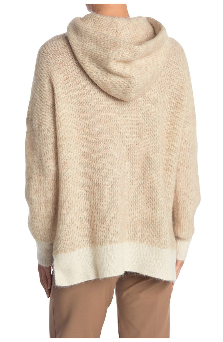 Ganni Soft Wool Knit Hoodie, Alternate, color,