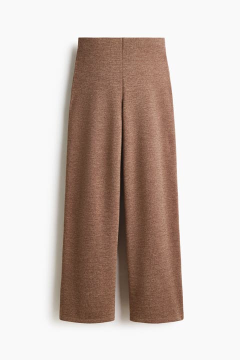 Straight-leg Jersey Trousers