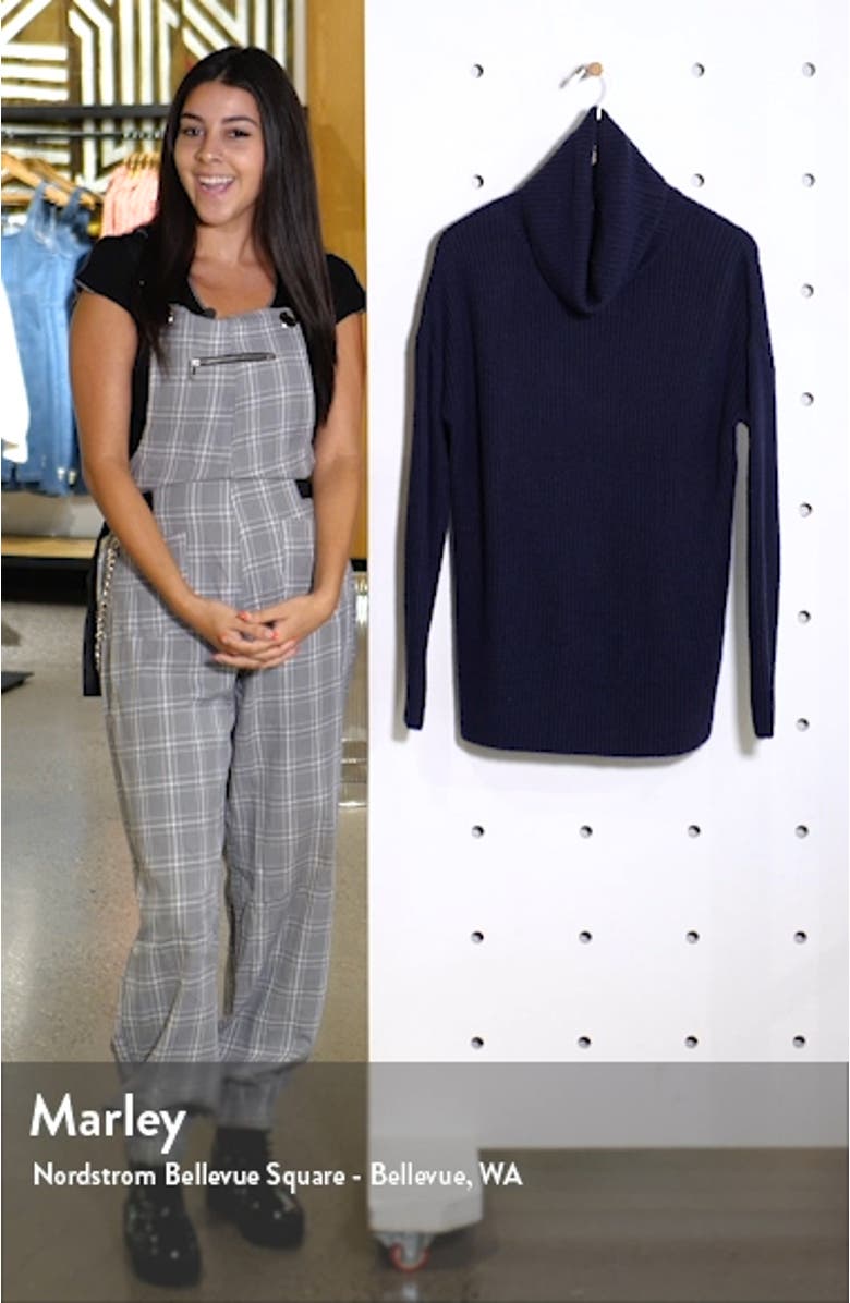 Oversized Turtleneck Tunic Sweater, sales video thumbnail