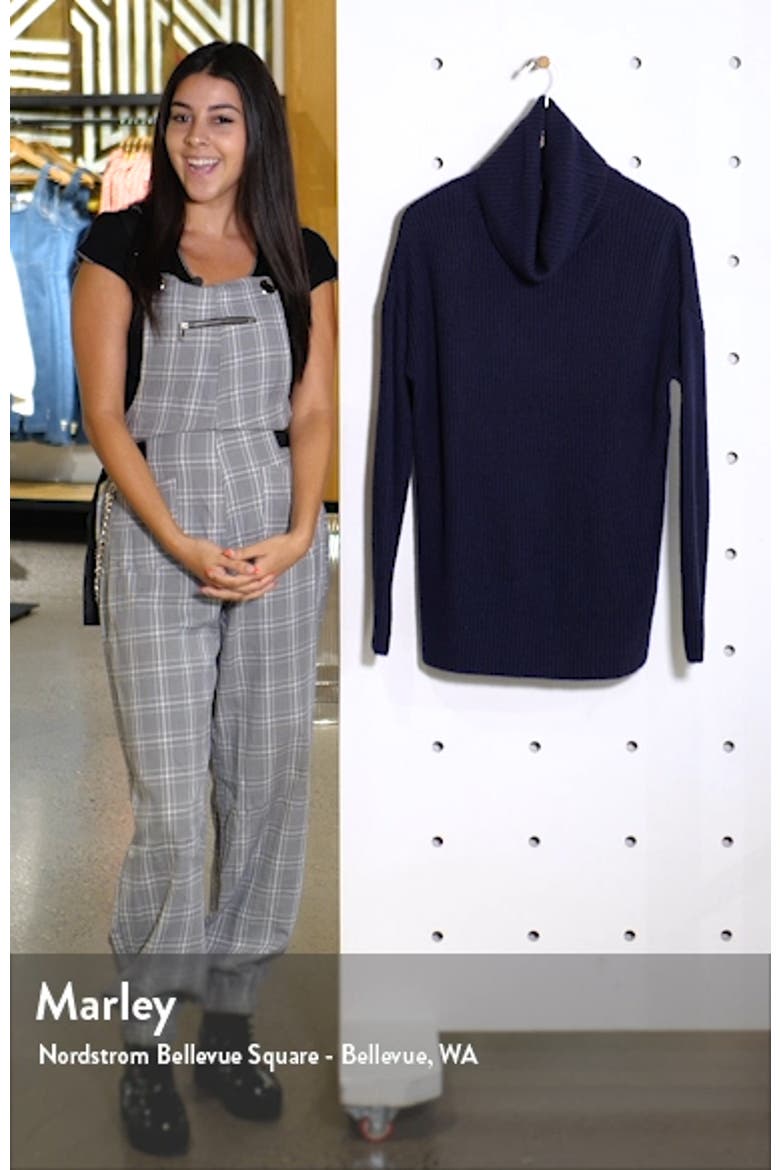 Oversized Turtleneck Tunic Sweater video