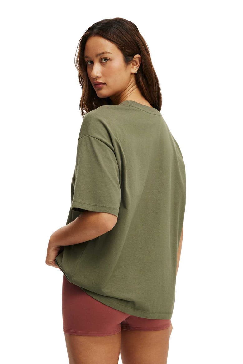 Women's Active Graphic Tee, Alternate, color, Cuteility Green Cuteility