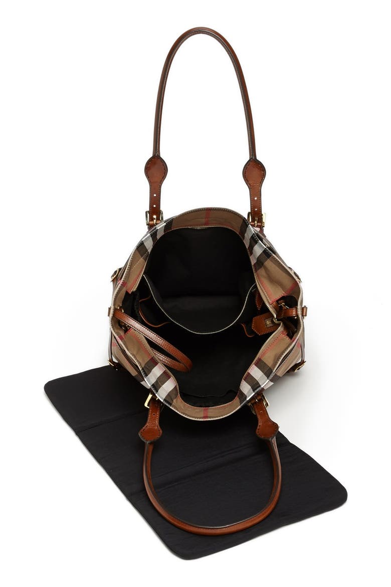Diaper Bag, Alternate, color, DARK TAN