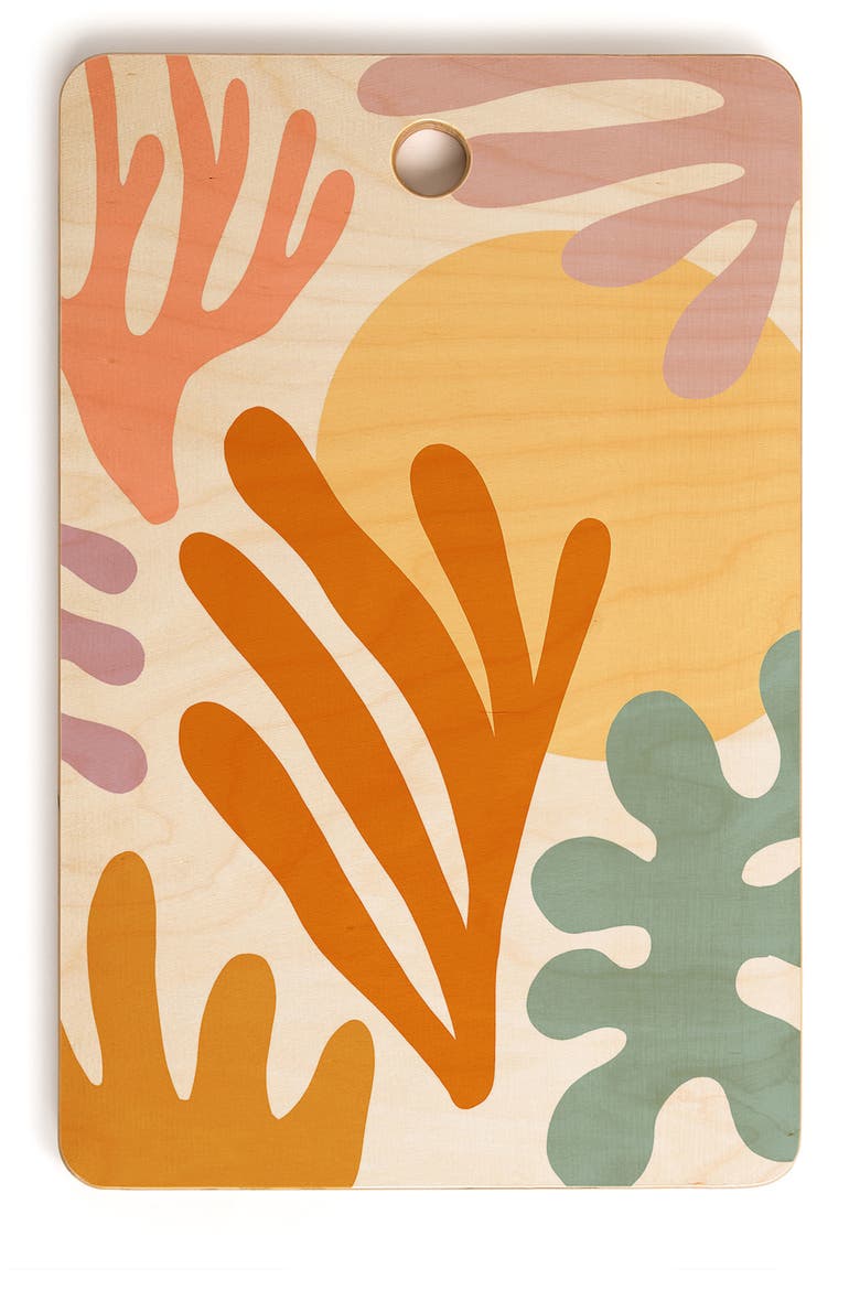 Rachel Szo Seagrass Sun Cutting Board, Main, color, MULTI