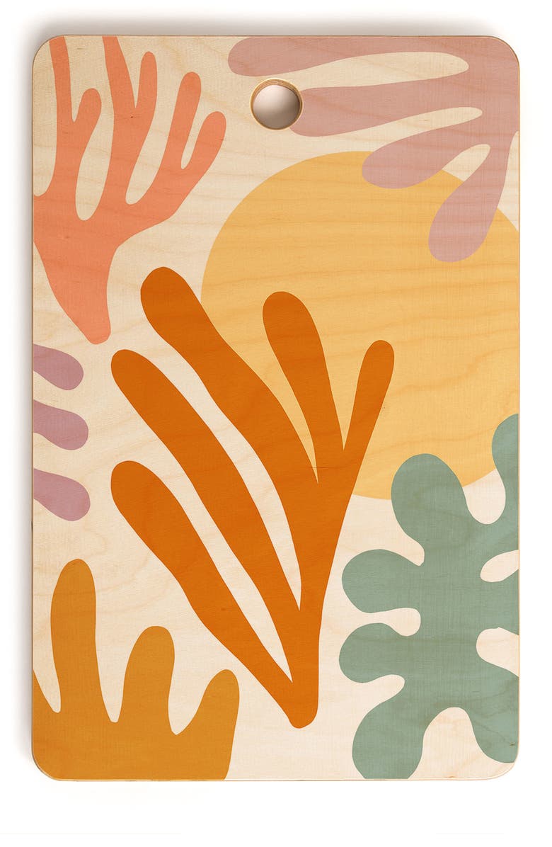 Deny Designs Rachel Szo Seagrass Sun Cutting Board, Main, color, Multi