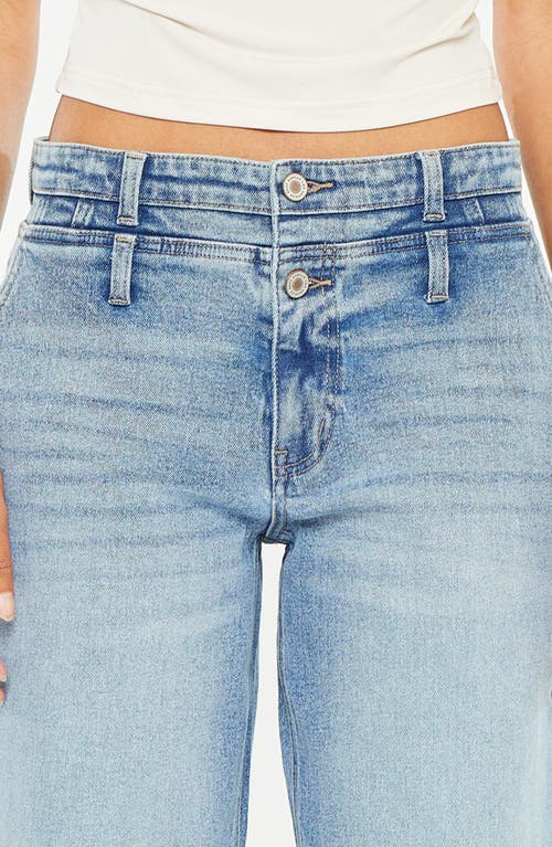 Kancan Bodie Low Slung Baggy Jeans In Medium Wash