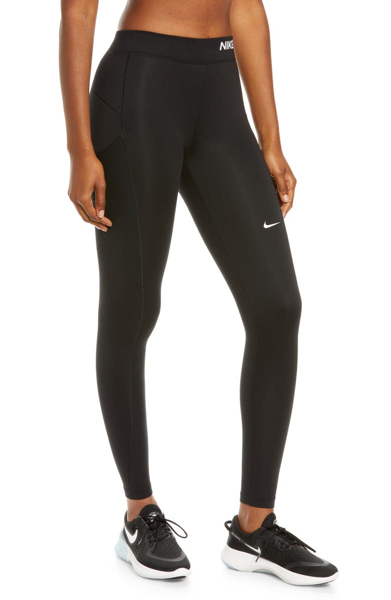Nike Pro Therma-FIT Mid Rise Pocket Leggings, Alternate, color,