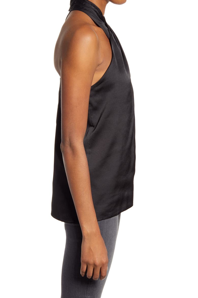 Twist Neck Tank, Alternate, color, BLACK