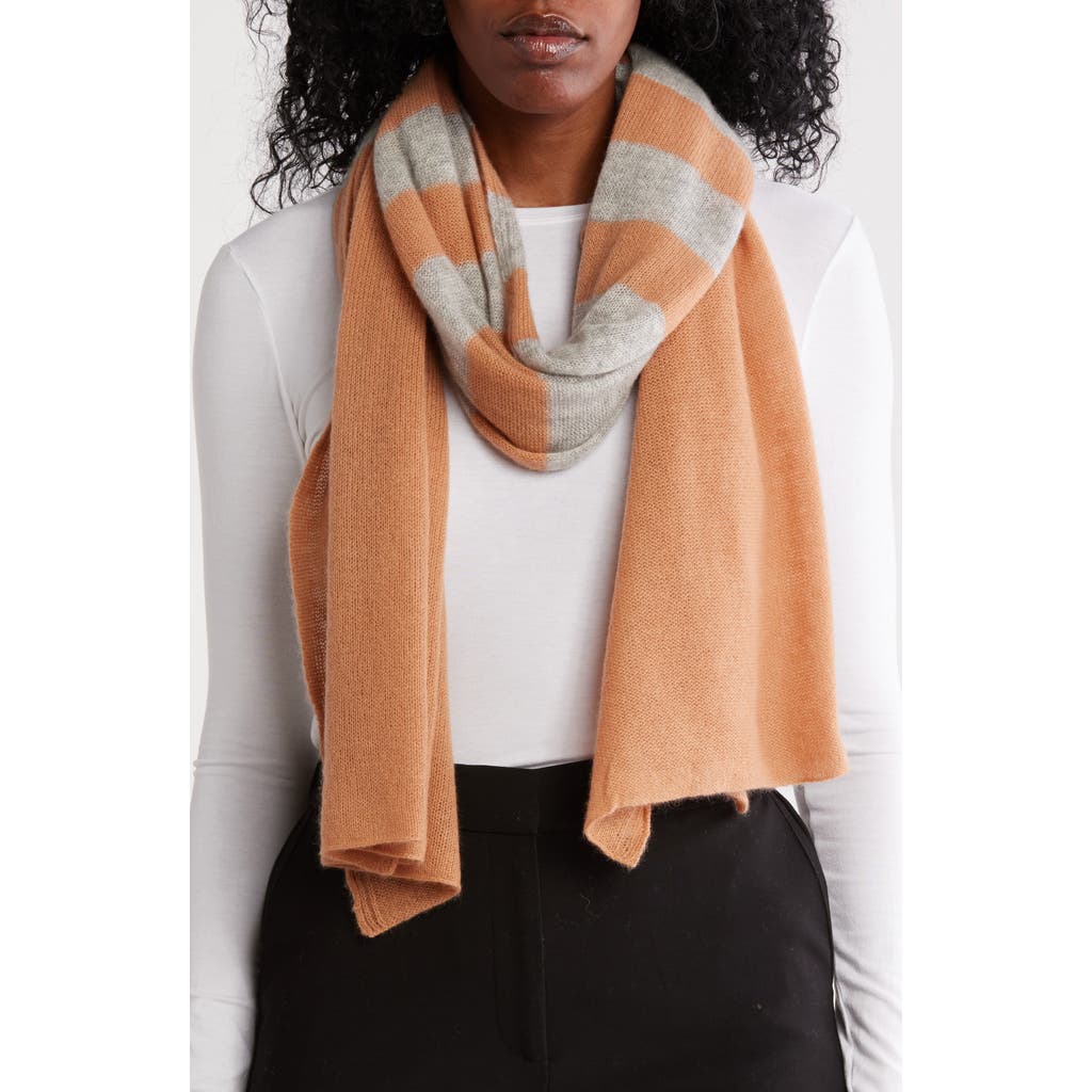 Portolano Uneven Stripes Cashmere Oblong Wrap