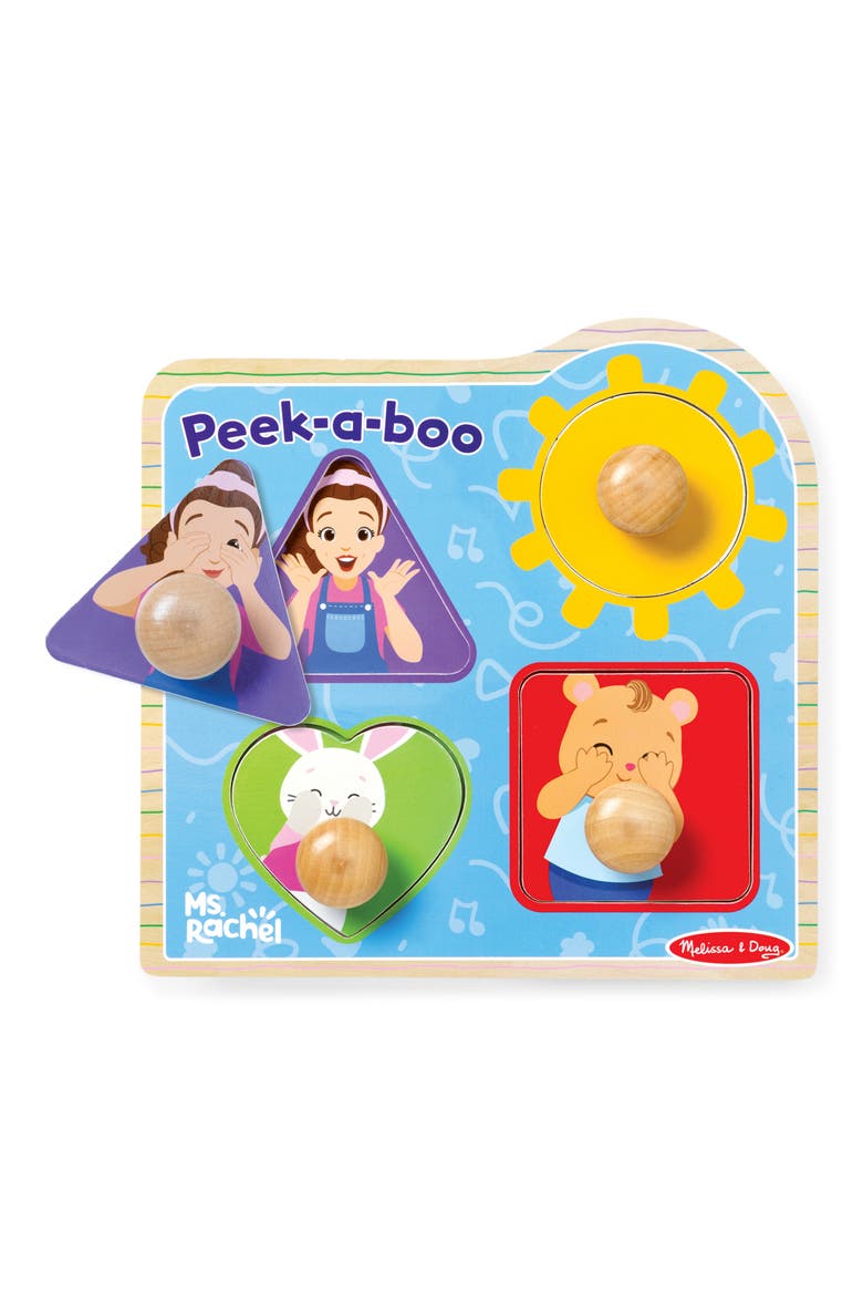 x Ms. Rachel Peek-a-Boo Jumbo Peg Puzzle, Alternate, color, NO COLOR