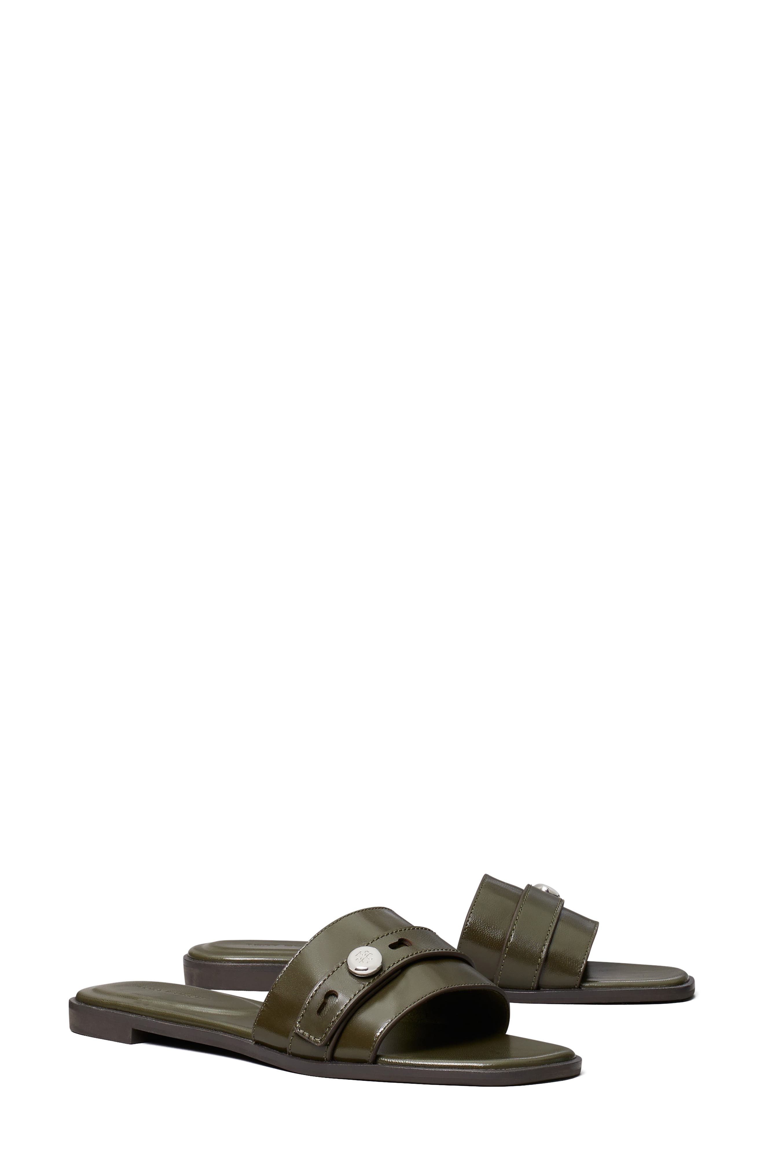 Romy Slide Sandal, Main, color, LECCIO