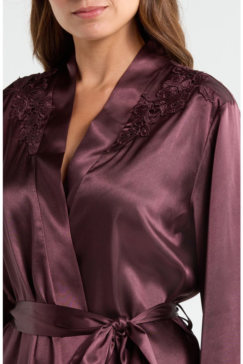 Maddie Wrap Robe, Alternate, color, CHOCOLATE