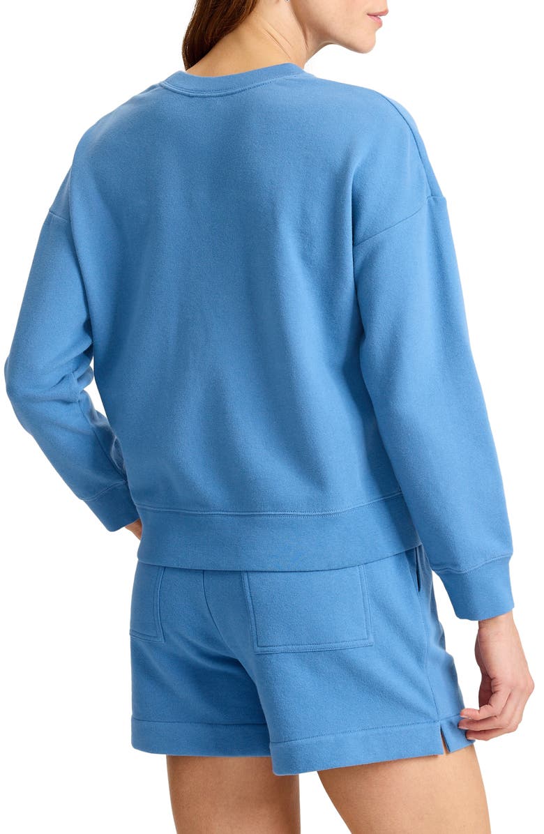 Tommy Bahama Marina Del Mar Sundaze Sweatshirt, Alternate, color, Indigo Oasis Wash