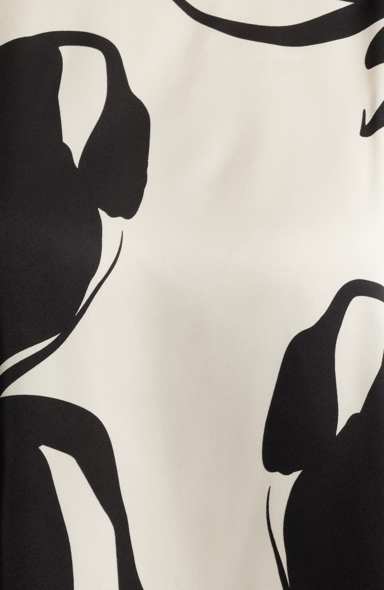 Anne Klein Floral Dolman Sleeve Cape Top, Alternate, color, 