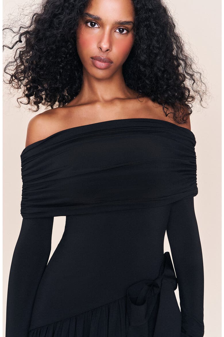 Lola Mini Dress, Alternate, color, Black