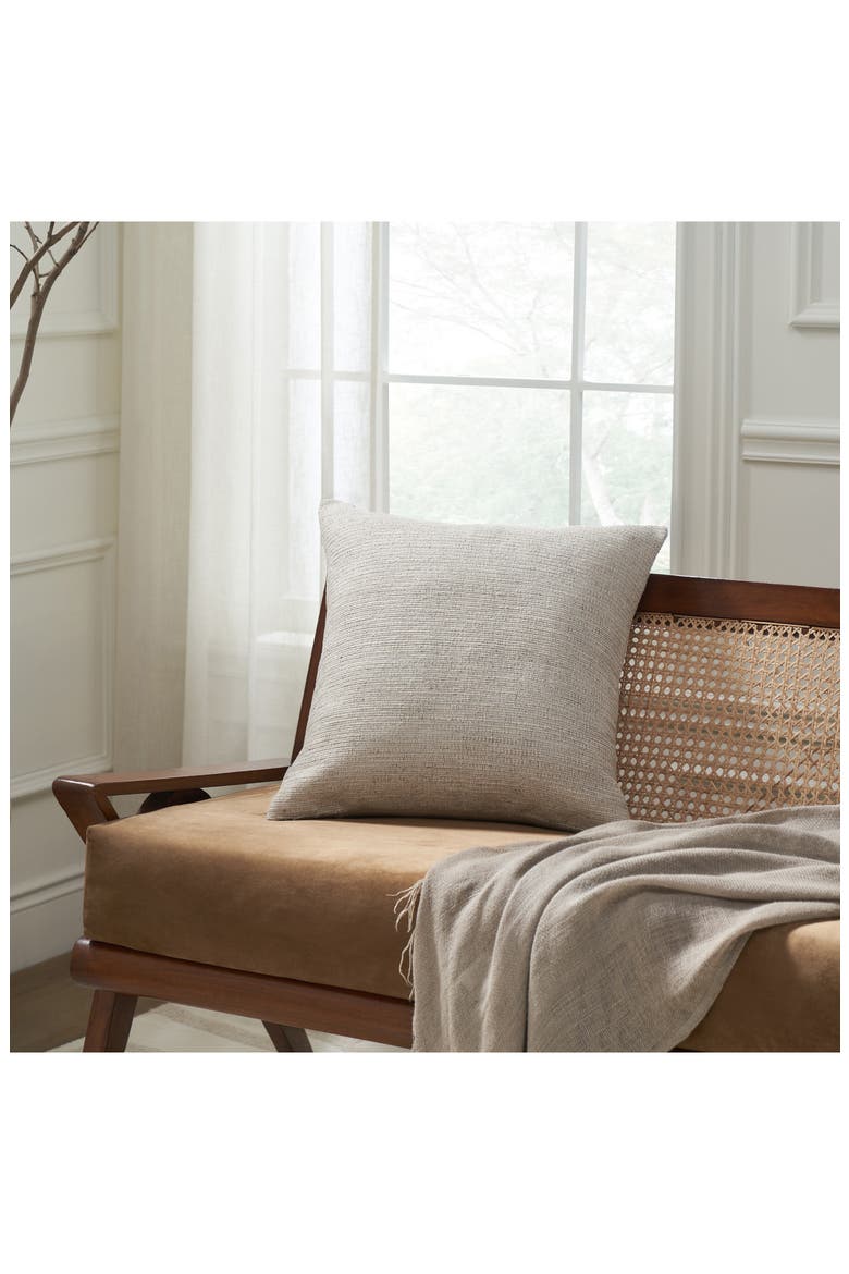 Azucar Textured Throw Pillow, Alternate, color, GREY