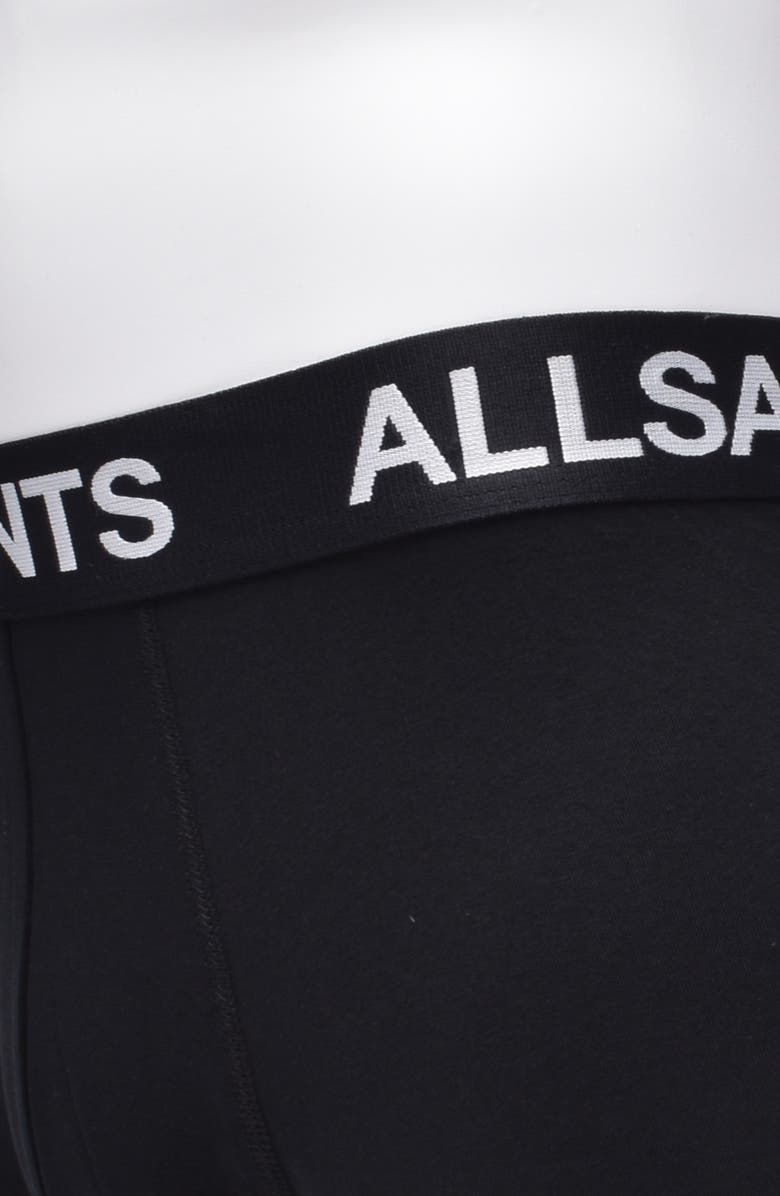 AllSaints 3-Pack Contour Pouch Stretch Organic Cotton Trunks, Alternate, color, Grey Multi