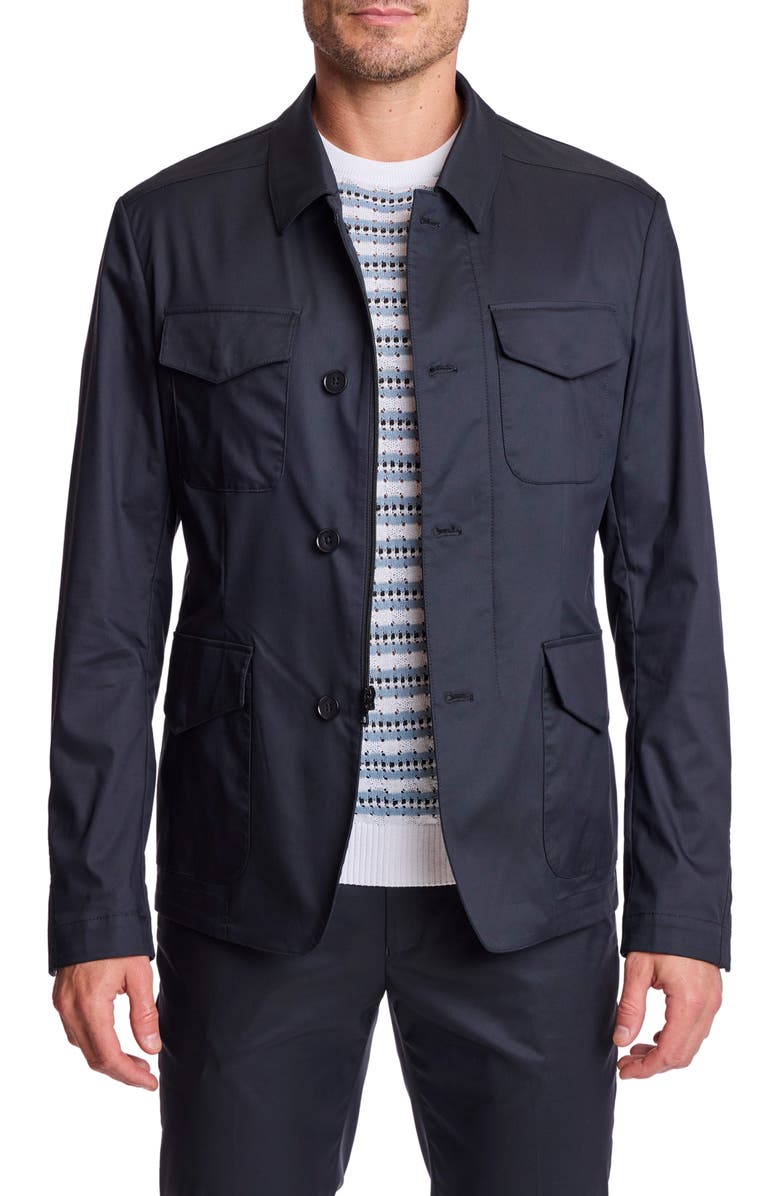 PAISLEY & GRAY City Jacket, Main, color, Black Tech