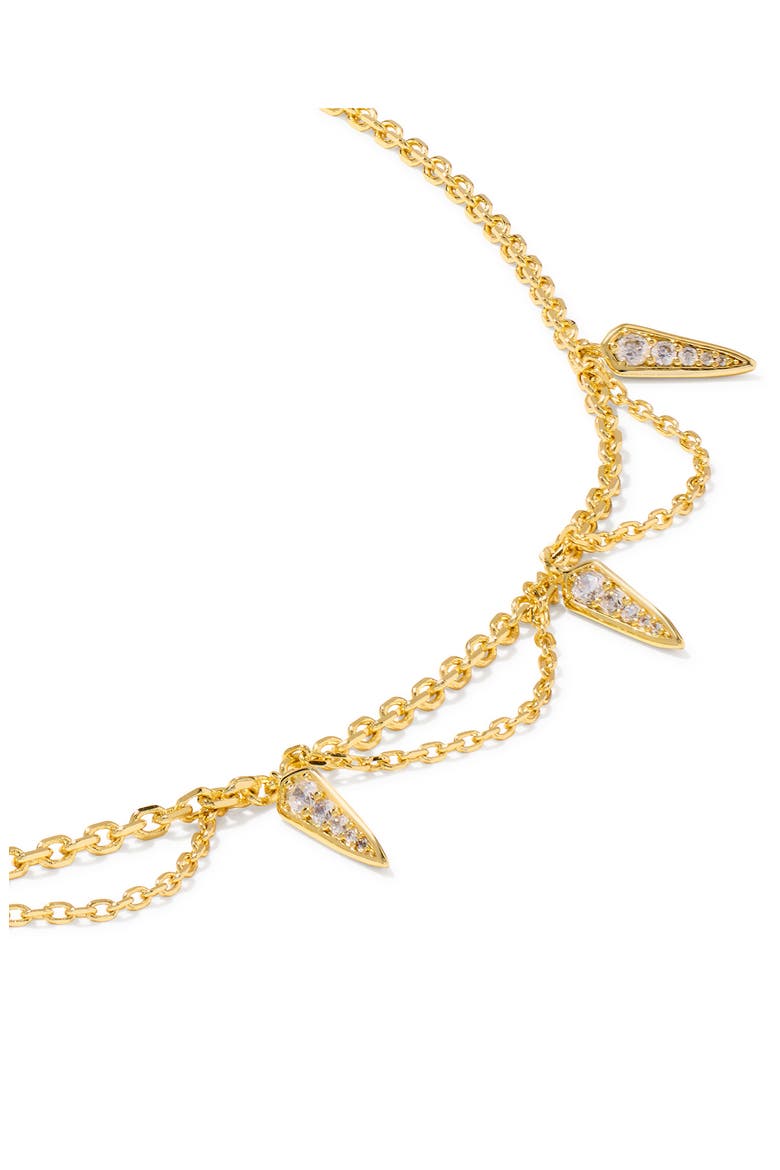 Fate Strand Necklace, Alternate, color, GOLD/ WHITE CZ